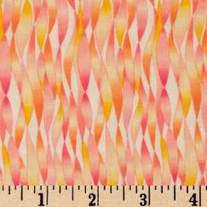  4345 Wide Frosted Fondant Ribbon Coral Pink Fabric By 