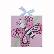 Alli Taylor Butterfly 10x10 Wrapped Canvas Wall Art   Alli Taylor 