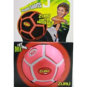   Light Up Soccer Ball/ Flashing Red Glow By Hedstrom Toys Everything