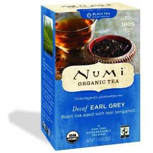 Numi Organic Tea Decaf Earl Grey Tea Grocery & Gourmet Food