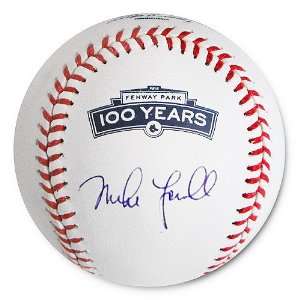   Red Sox Mike Lowell Autographed Fenway Park 100th Anniversary Baseball