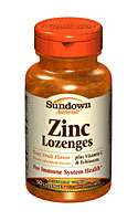 Sundown Naturals Zinc Lozenges provide zinc, a versatile mineral that 
