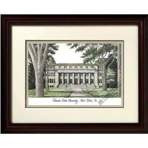  Colorado State University Alma Mater Framed Lithograph 