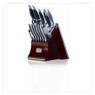 Chicago Cutlery 18 Piece Insignia Steel Knife Set with Block and In 