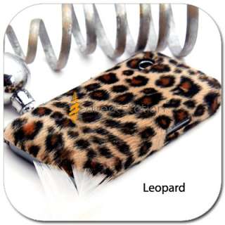 Leopard VELVET Hard Cover Case Samsung Galaxy Ace S5830  