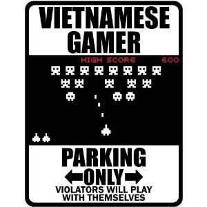 New  Vietnamese Gamer   Parking Only ( Invaders Tribute   80S Game 