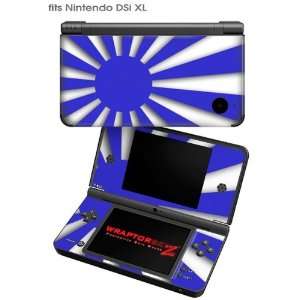  Nintendo DSi XL Skin   Rising Sun Japanese Flag Blue by 