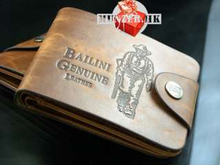   Leather Wallet Pockets Card Clutch Cente Bifold Purse D1202 1  