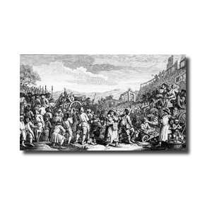   Plate Xi Of industry And Idleness 1747 Giclee Print