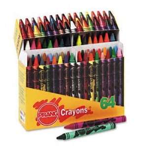  Dixon® Prang® Wax Crayons CRAYON,WAX,64 AST (Pack of20 