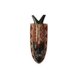    NOVICA Nigerian wood mask, Harvest Festival