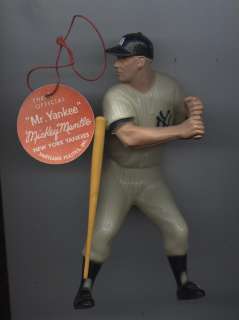 Original 1960s Hartland Baseball Statue Mickey Mantle With Tag  