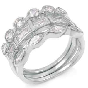 Bezel Setting, Crafted with Top Quality Diamond Color Round, Marquise 