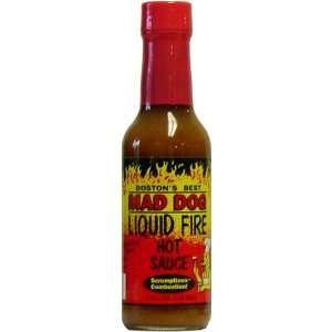 Mad Dog Liquid Fire Hot Sauce, 5 fl oz  Grocery & Gourmet 
