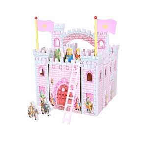  Hand Carry Castle Girls w Figurines Toys & Games