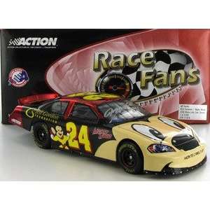  NASCAR Jeff Gordon #24 Mighty Mouse 1/24 Color Chrome Car 