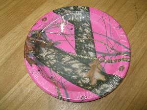 Mossy Oak Pink Camo Paper Plates 9 8 Pack by Havercamp  