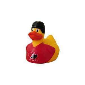 Team Canada Hockey Rubber Duckie with Squeak Noise Effect (Pack of 3 