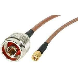   MALE TO SMA WIRELESS ANTENNA ADAPTER CABLE WL C. N type Male, SMA