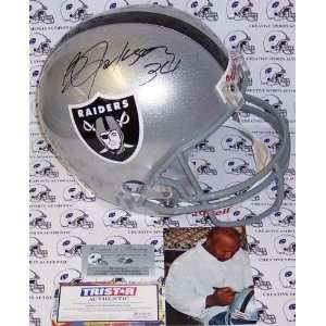 Bo Jackson Autographed/Hand Signed Oakland Raiders Full Size Deluxe 
