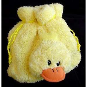  Plush Yellow Ducky Drawstring Bag 