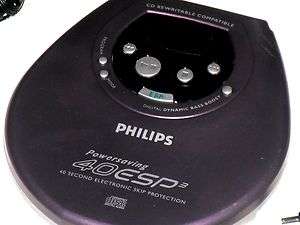 PHILIPS AZ9143 40ESP3 Power Saving Portable CD player with Cassette 
