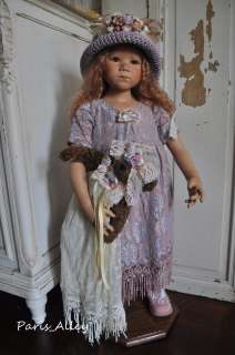 Lilac Dreams~ French Dress ,Hat,Bear 4 HIMSTEDT Doll  
