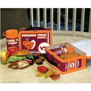  Virginia Tech Hokies Lunch Box. Tin