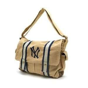 New York Yankees Cooperstown Unisex Team Logo Messenger Bag by Concept 