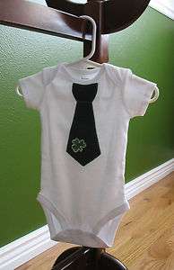   Day or St. Patricks Tie Onesies & Tees   Baby Boy Boutique  