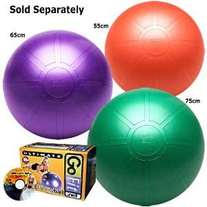 GoFit   Ultimate Burst Resistant Exercise Ball with Free Workout DVD 