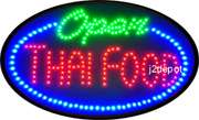 US Seller Animated Led Neon light OPEN Sign on/off Switch/Chain 19x10 