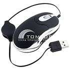 USB Retractable Cable Optical Mouse Mice PC Laptop  