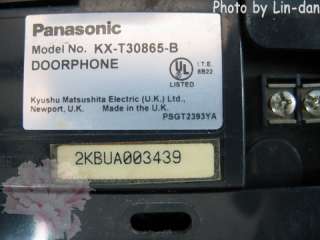 Panasonic KX T30865 B Basic Door Intercom for KX TD816 TD1232 TD308 