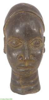 Title Ife Cast Bronze/Brass Head of Oni Modern Replica Africa