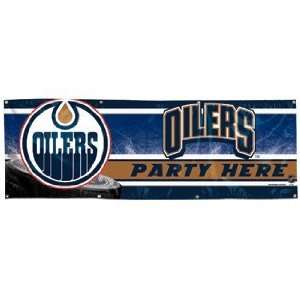 Edmonton Oilers 2x6 Vinyl Banner 