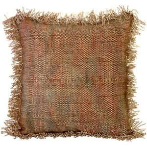  Lance Wovens Bohemian Holly Leather Pillow
