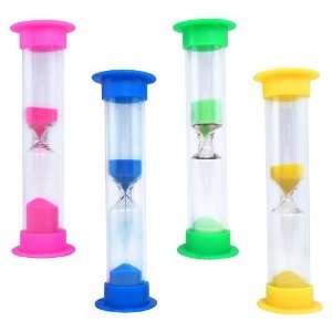 2 Minute Plastic Sand Timer Colored Sand   12 Pack Toys 