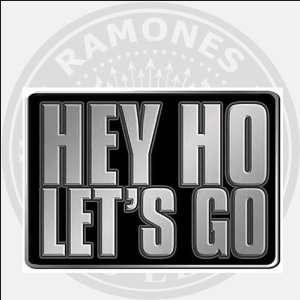  Ramones   Hey Ho Lets Go Belt Buckle 