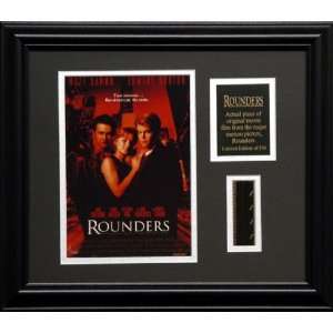  Rounders Framed Photographed with Filmstrip and 