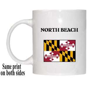    US State Flag   NORTH BEACH, Maryland (MD) Mug 