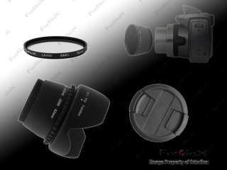 Lens Hood, Adapter,UV Filter,Kodak EASYSHARE Z710,Z740  