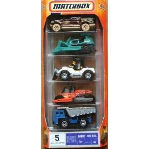   for Action Mbx Metal Construction Cars 5 Pack #6 M0142 Toys & Games