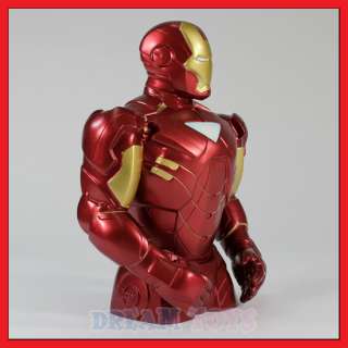Marvel Iron Man 3D Figure Coin Bank Super Hero Piggy  
