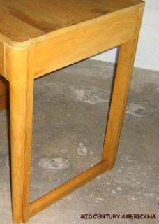 VINTAGE 1940s 1930s EXPANDABLE DESK DINING TABLE~mid century modern 