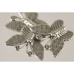  Butterfly Thai Sterling Silver Charms Karen Handmade From Thailand 