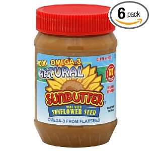 Sun Butter Sun Butter, W/Omega 3 From Grocery & Gourmet Food