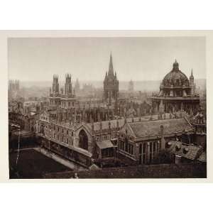  1926 Oxford University Buildings Architecture England 