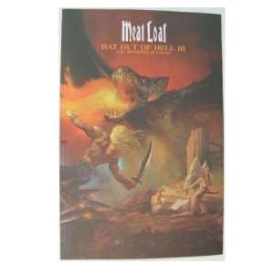  Meatloaf Poster Bat Out Of Hell III Meat Loaf Cool Pic 