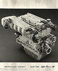 Alfa Romeo 75 TS 8V 12V 16V Lamellare Engine Photograph